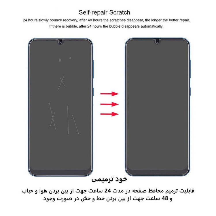 محافظ صفحه نمایش بوف مدل Hydrogel مناسب برای گوشی موبایل سامسونگ Galaxy S24 Ultra