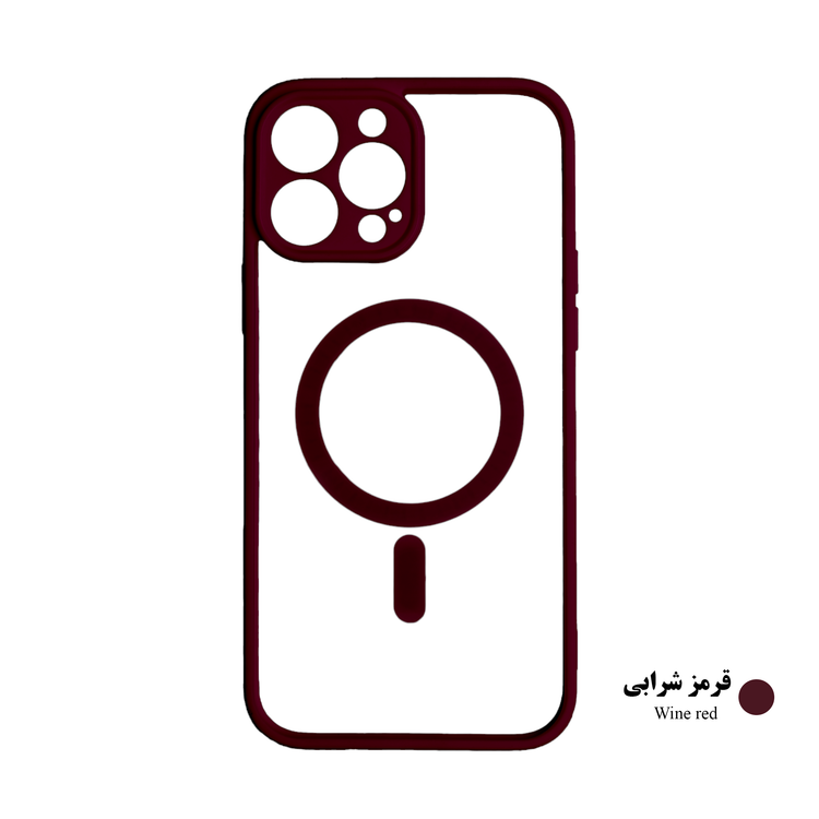 کاور مدل مگ سیف دار رنگی مناسب برای گوشی IPHONE 13 ProMax