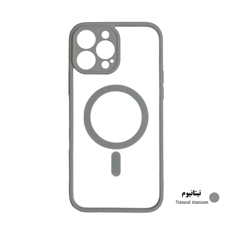 کاور مدل مگ سیف دار رنگی مناسب برای گوشی IPHONE 15 ProMax