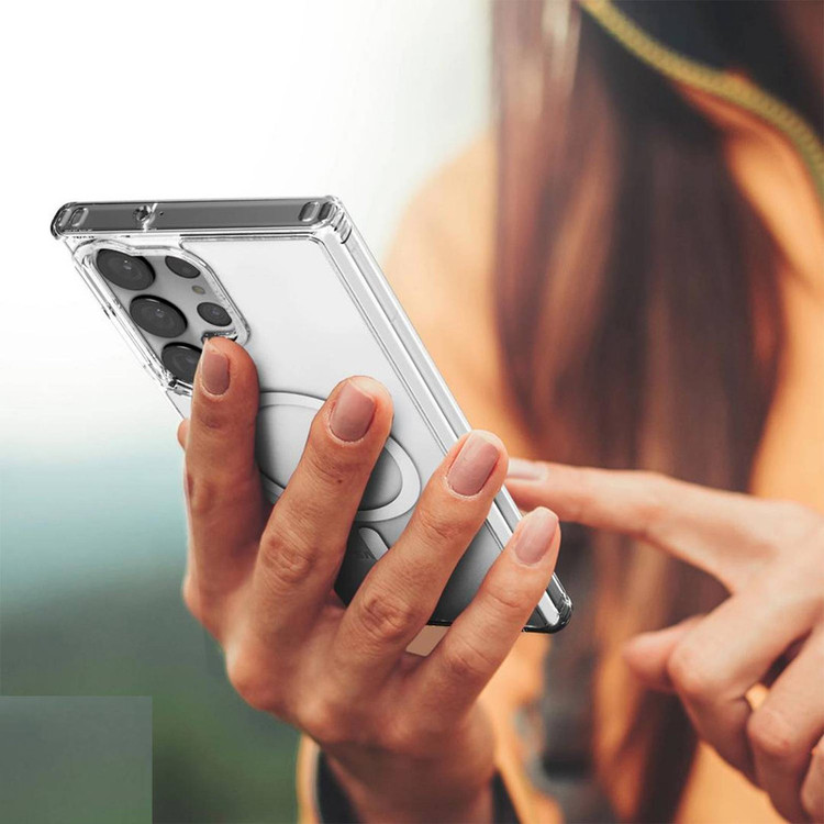 کاور شفاف مدل MAGSAFE مناسب برای گوشی موبایل سامسونگ Galaxy S25 Ultra