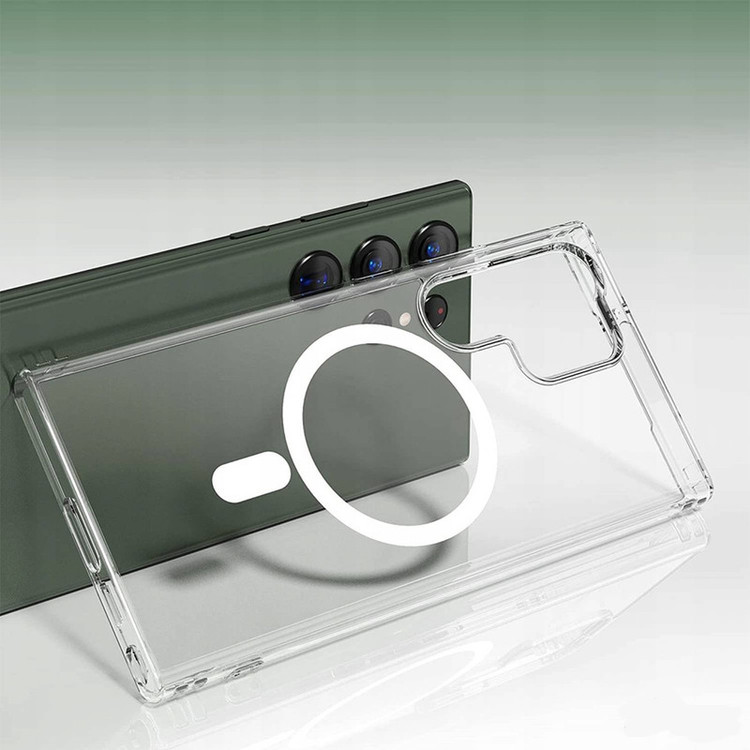 کاور شفاف مدل MAGSAFE مناسب برای گوشی موبایل سامسونگ Galaxy S25 Ultra
