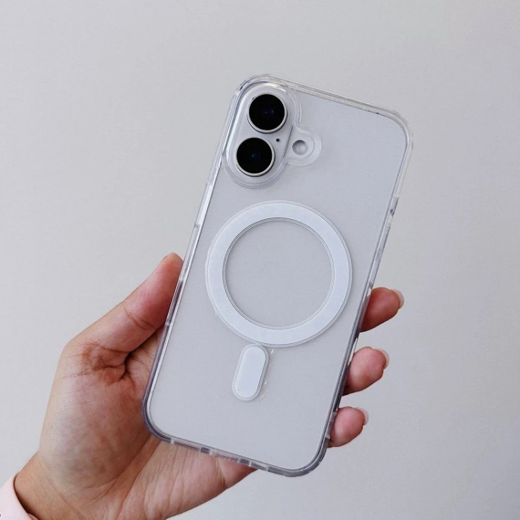 کاور شفاف مدل MAGSAFE مناسب برای گوشی موبایل اپل iPhone 16