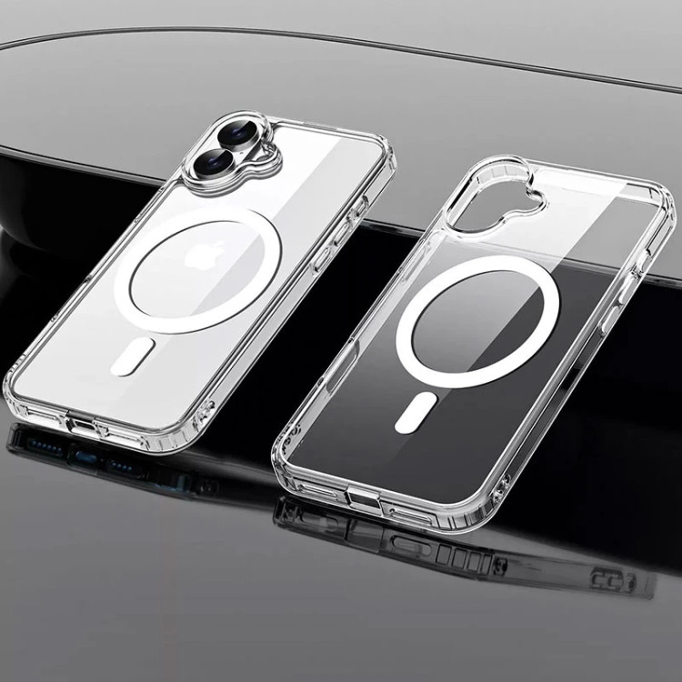 کاور شفاف مدل MAGSAFE مناسب برای گوشی موبایل اپل iPhone 16