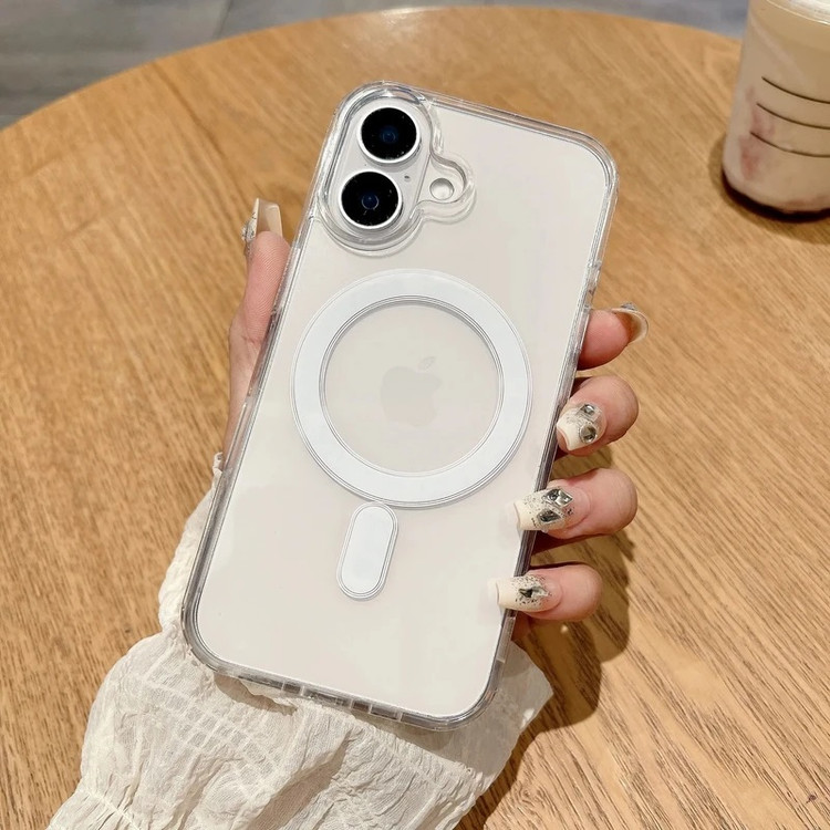 کاور شفاف مدل MAGSAFE مناسب برای گوشی موبایل اپل iPhone 16
